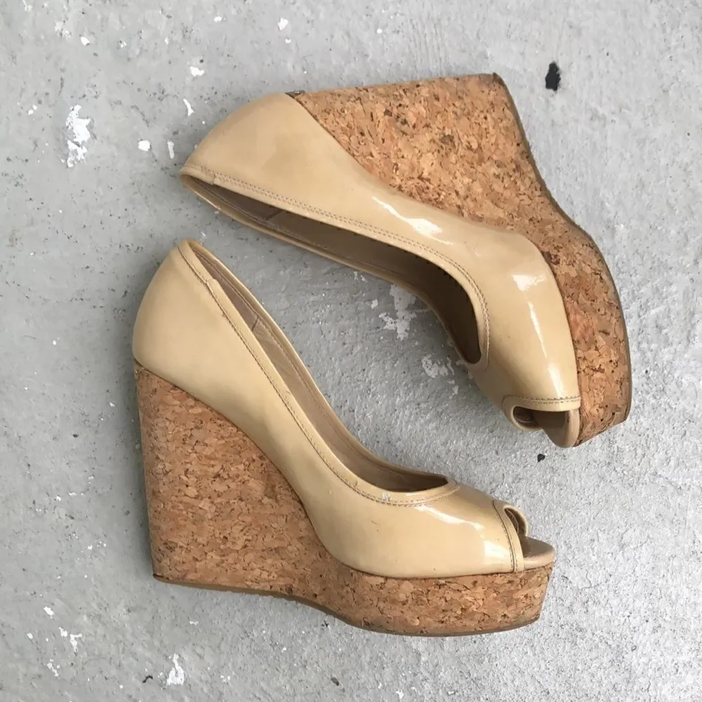 Jimmy  Choo  wedge platform heels